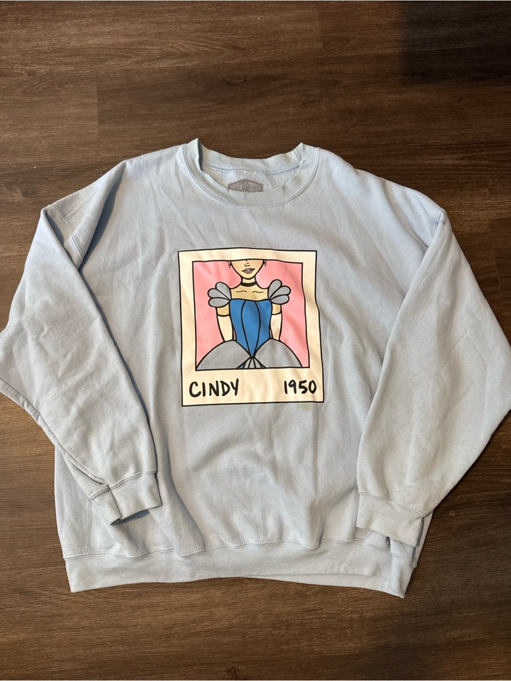 Light Blue Cinderella Graphic Sweatshirt